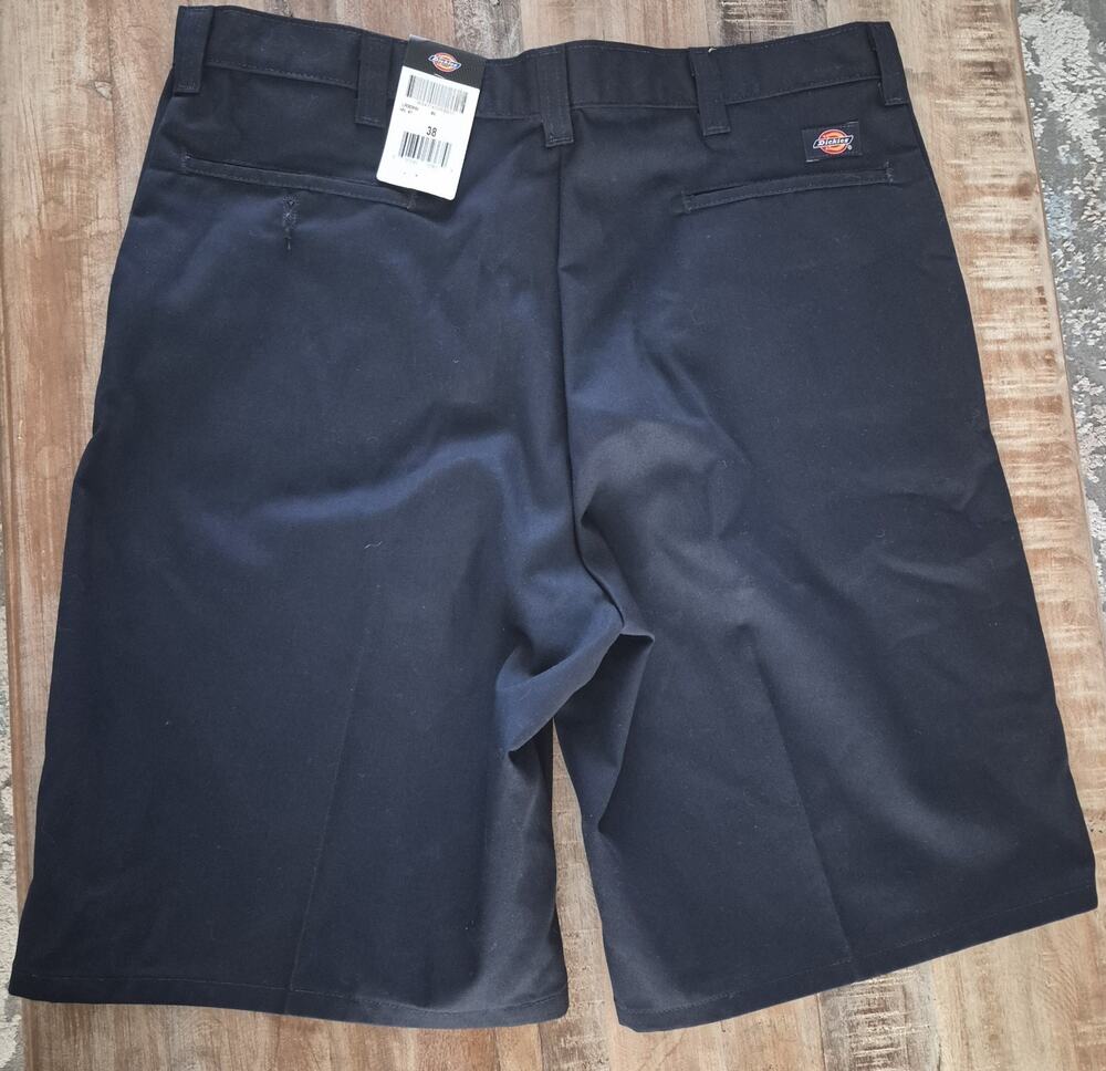 Dickies Men's Loose Fit Flat Front Work Shorts - Dark Navy, 38